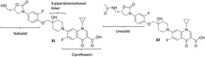 Bifunctional antibiotic hybrids: A review of clinical candidates